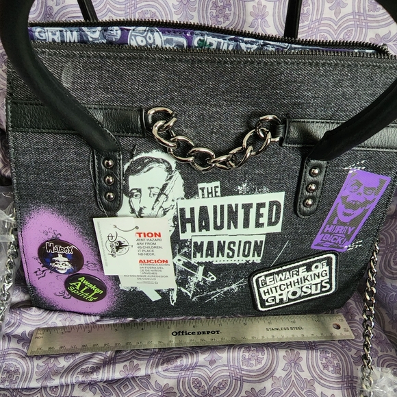 Disney Loungefly Haunted Mansion Crossbody - Picture 4 of 6
